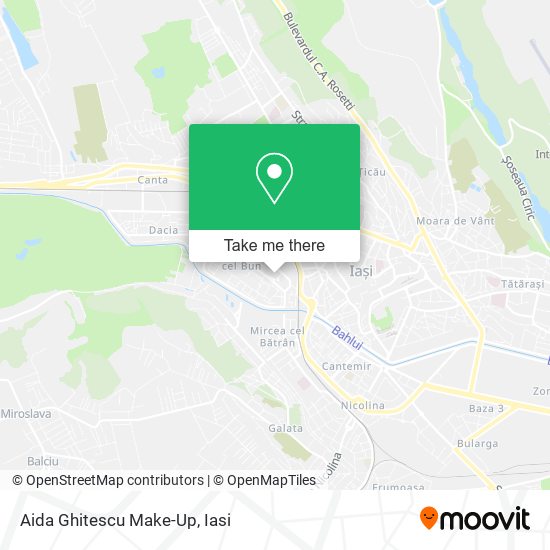 Aida Ghitescu Make-Up map
