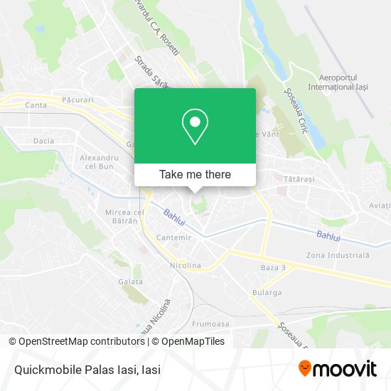 Quickmobile Palas Iasi map