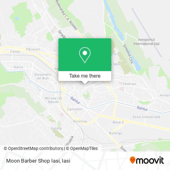 Moon Barber Shop Iasi map
