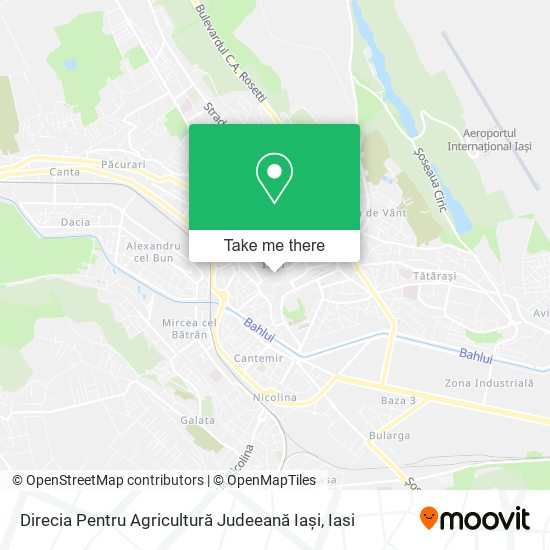 Direcia Pentru Agricultură Judeeană Iași map
