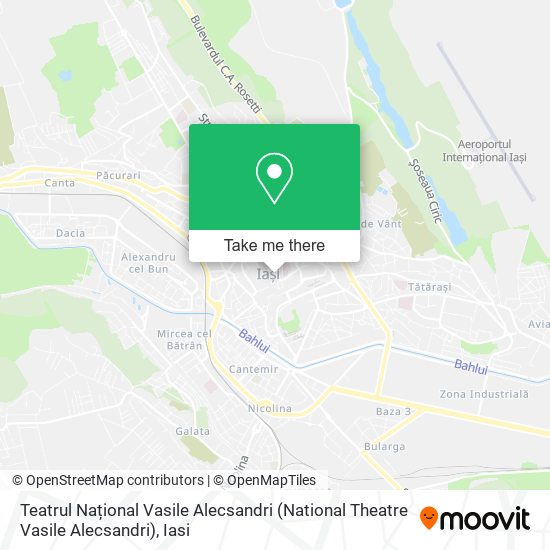 Teatrul Național Vasile Alecsandri (National Theatre Vasile Alecsandri) map