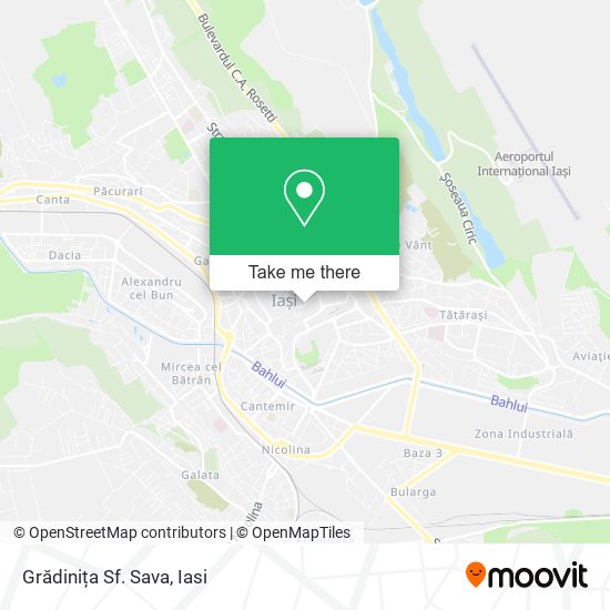 Grădinița Sf. Sava map