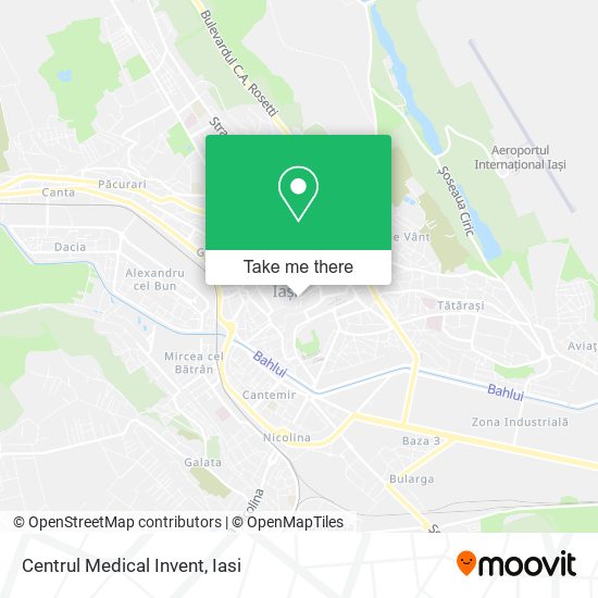Centrul Medical Invent map