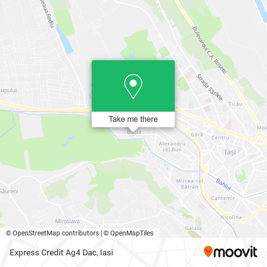 Express Credit Ag4 Dac map