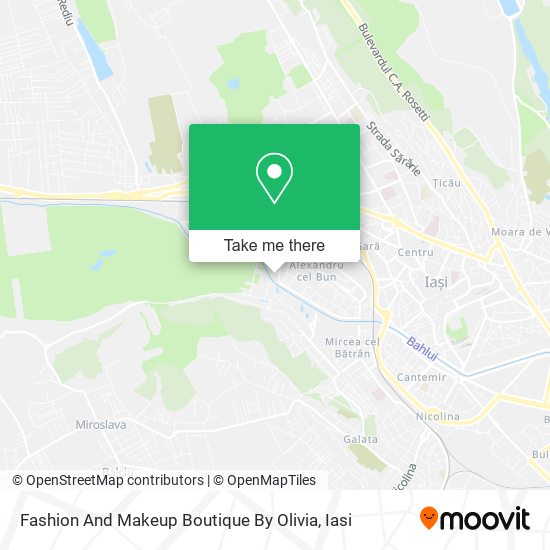 Fashion And Makeup Boutique By Olivia map