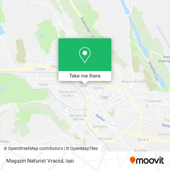 Magazin Naturist Vraciul map