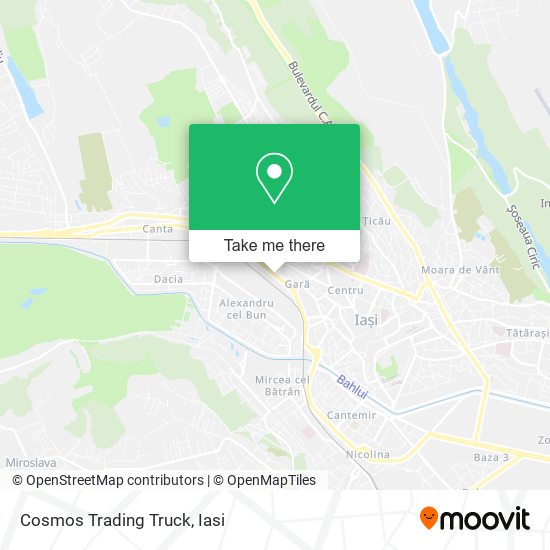 Cosmos Trading Truck map