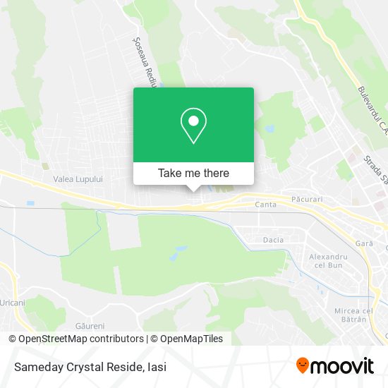 Sameday Crystal Reside map