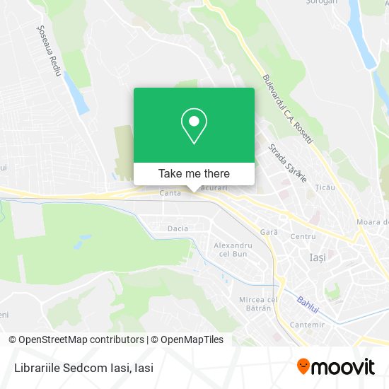 Librariile Sedcom Iasi map