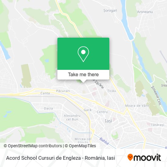 Acord School Cursuri de Engleza - România map