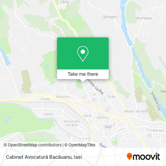 Cabinet Avocatură Bacăuanu map