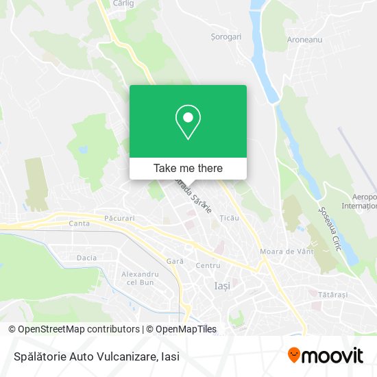 Spălătorie Auto Vulcanizare map