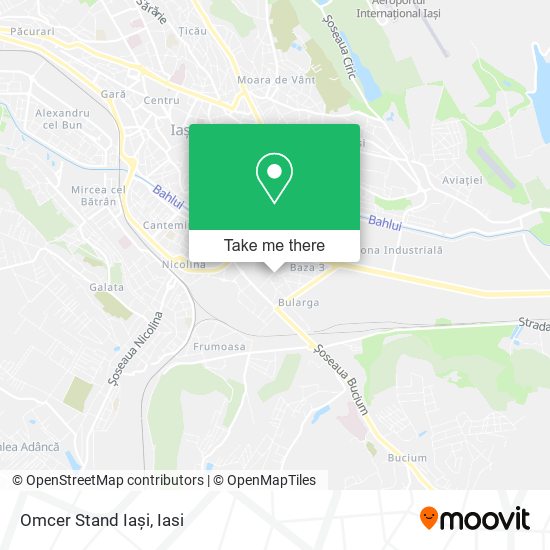 Omcer Stand Iași map