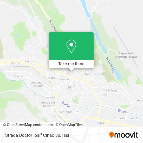 Strada Doctor Iosif Cihac 30 map