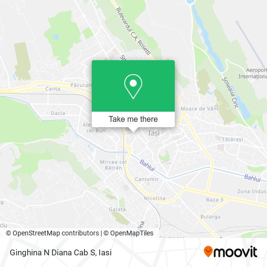 Ginghina N Diana Cab S map