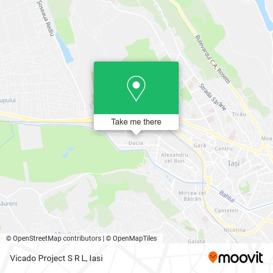Vicado Project S R L map