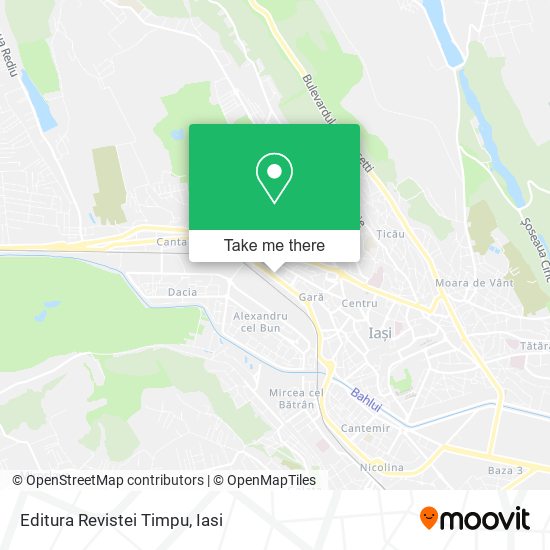 Editura Revistei Timpu map