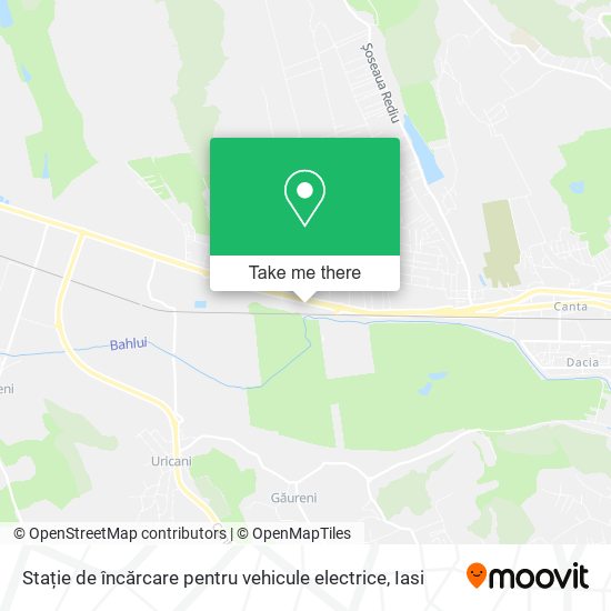 Stație de încărcare pentru vehicule electrice map