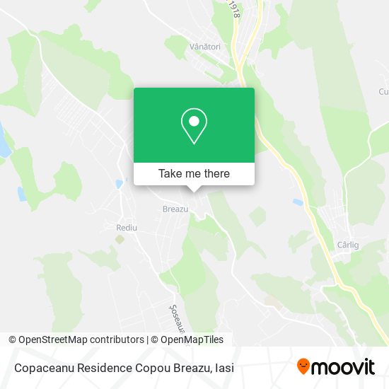 Copaceanu Residence Copou Breazu map