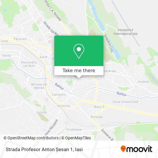 Strada Profesor Anton Șesan 1 map