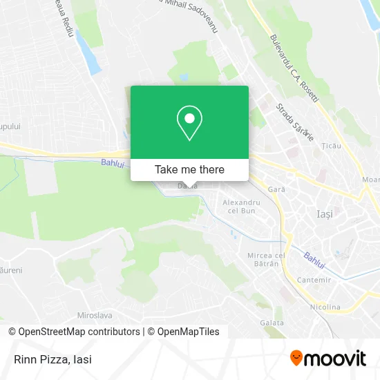 Rinn Pizza map
