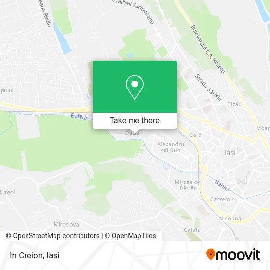 In Creion map