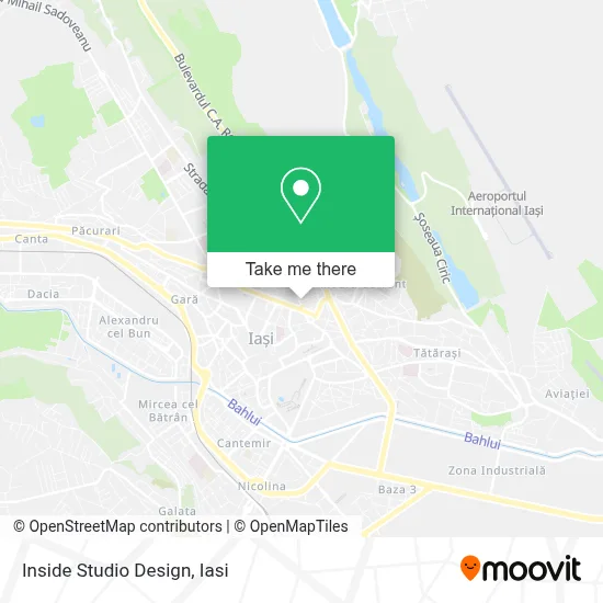 Inside Studio Design map