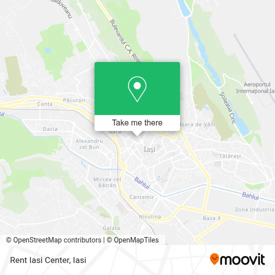 Rent Iasi Center map