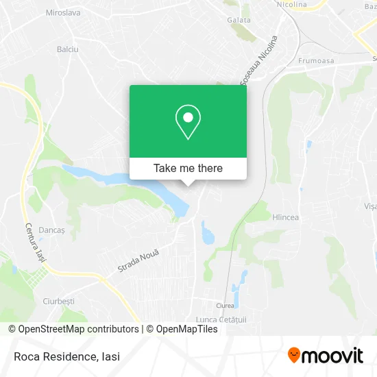 Roca Residence map