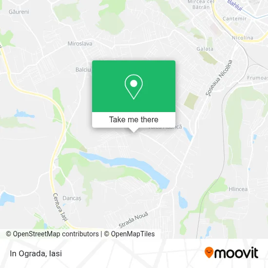 In Ograda map