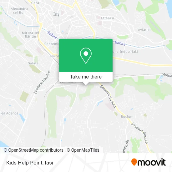 Kids Help Point map