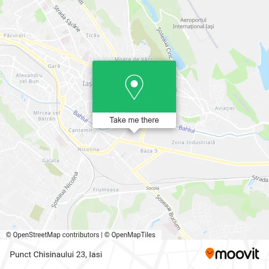 Punct Chisinaului 23 map