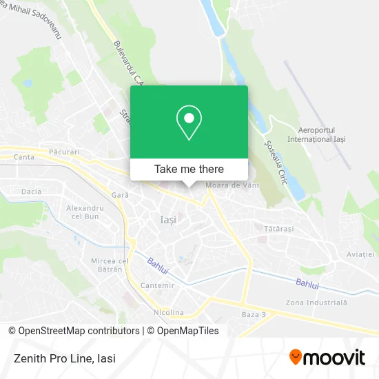 Zenith Pro Line map