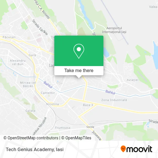 Tech Genius Academy map