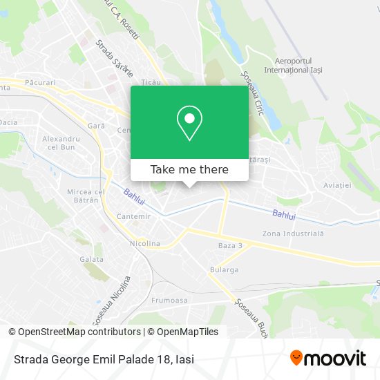 Strada George Emil Palade 18 map