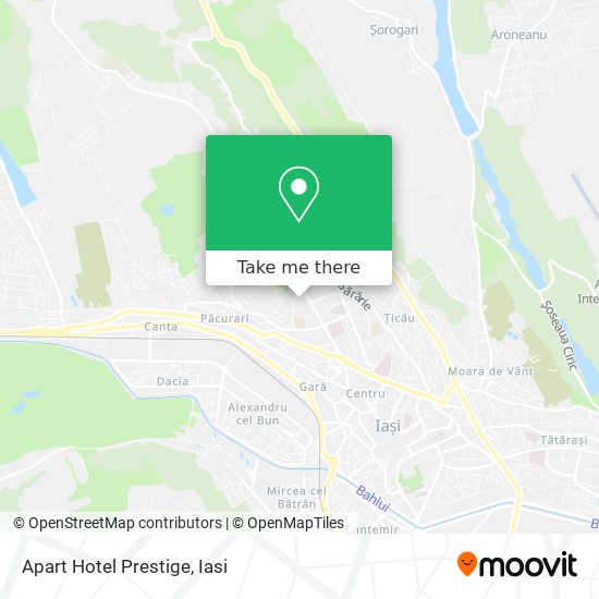 Apart Hotel Prestige map