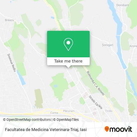 Facultatea de Medicina Veterinara-Triaj map