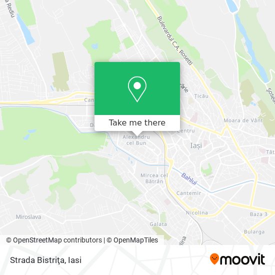 Strada Bistriţa map