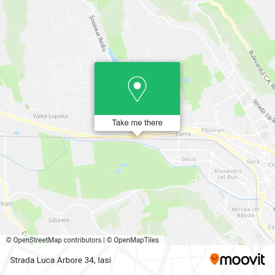 Strada Luca Arbore 34 map