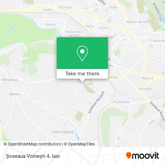 Șoseaua Voinești 4 map