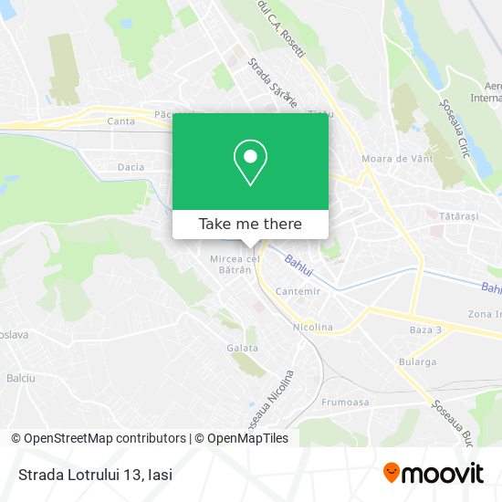 Strada Lotrului 13 map