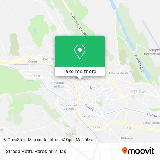 Strada Petru Rareș nr. 7 map
