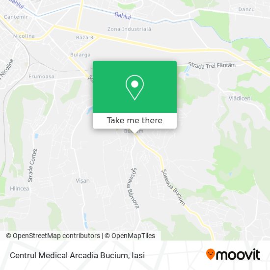Centrul Medical Arcadia Bucium map