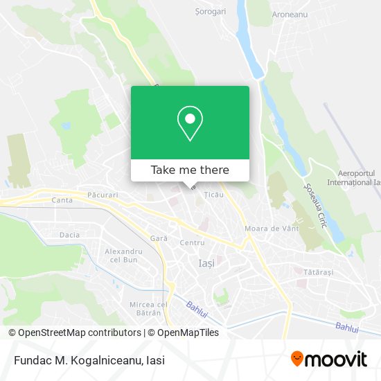 Fundac M. Kogalniceanu map