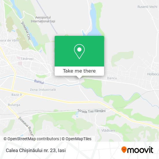 Calea Chișinăului nr. 23 map