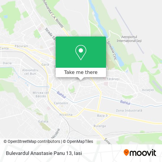 Bulevardul Anastasie Panu 13 map
