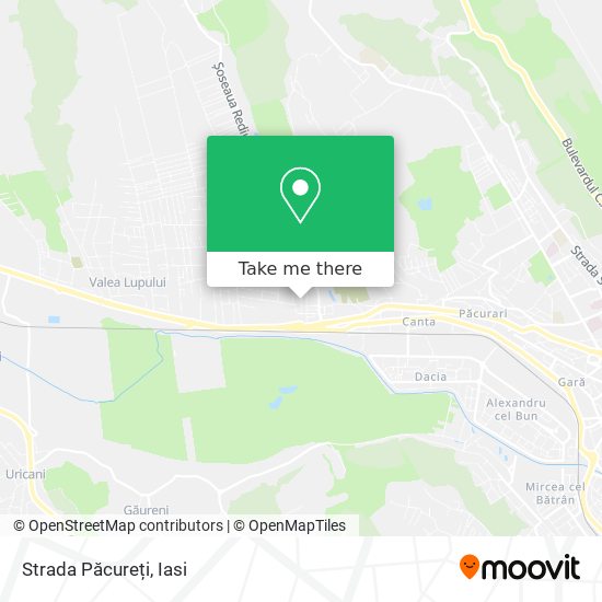 Strada Păcureți map