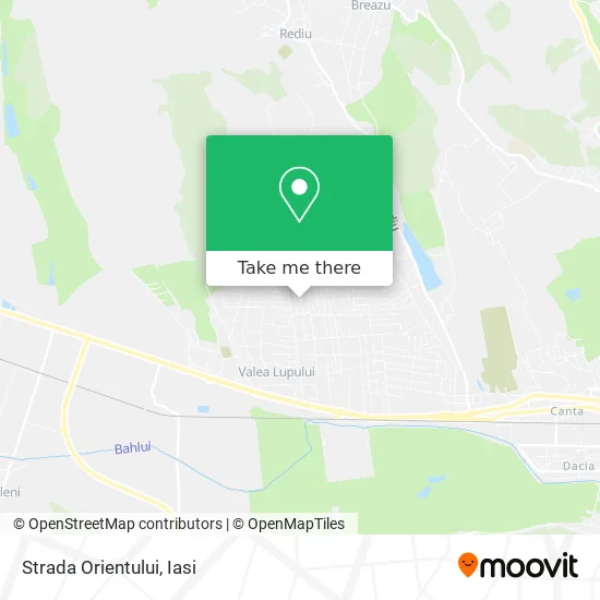 Strada Orientului map