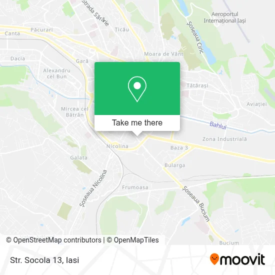 Str. Socola 13 map