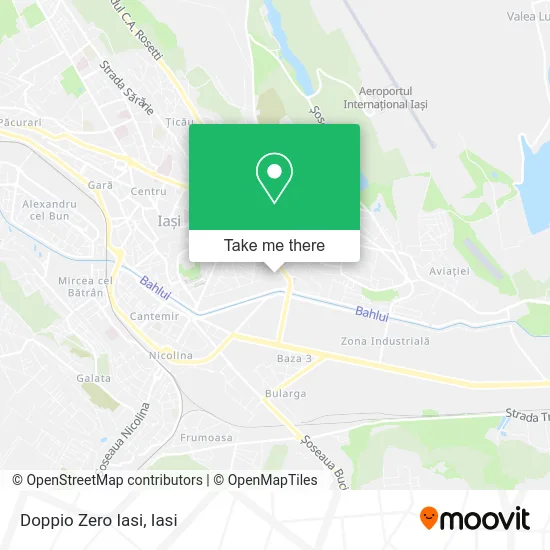 Doppio Zero Iasi map